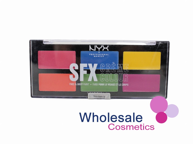 9 x NYX SFX Creme Colour  Face & Body Paint - 02 BRIGHTS